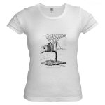 Old Country Waterpump and Shed Pen and Ink Jr. Baby Doll T-Shirt by NANCE